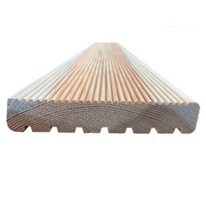 Terrassendielen Sibirische Lärche Fine/Grob Geriffelt 27x140 mm